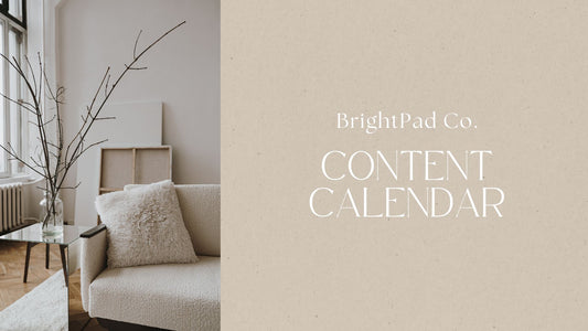 Content Calendar Template